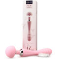 G Spot poussant d&#39;énormes vibrateurs électriques à grande vitesse pour les femmes jouets sexuels long rose en forme de champignon